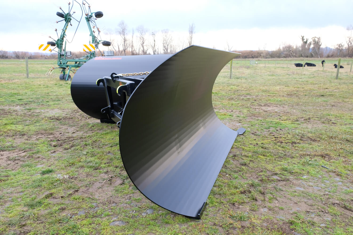 Snow Plough Along Blade