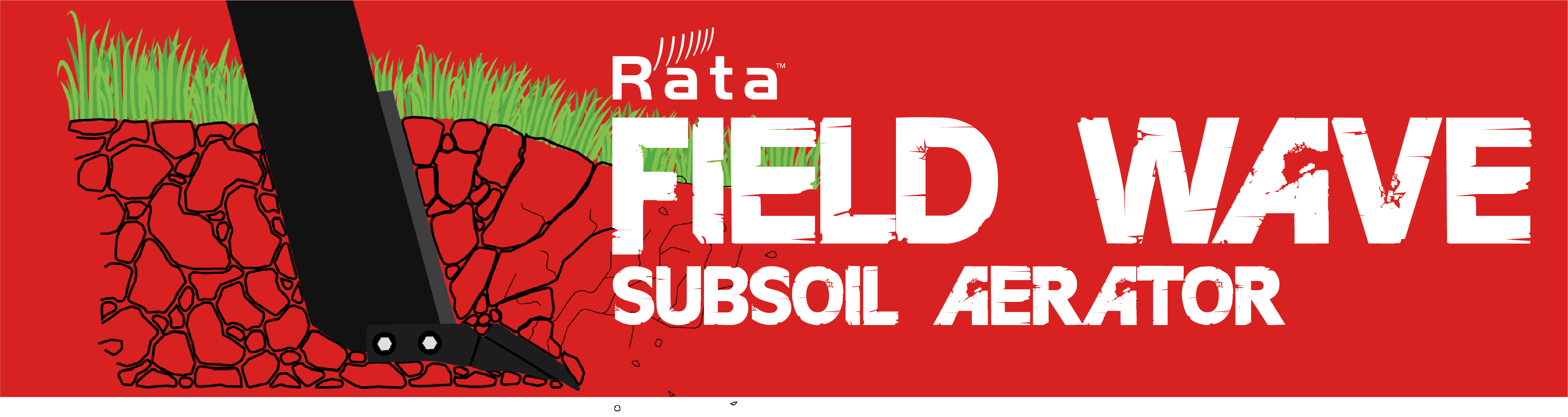 Field Wave Subsoil Aerator - Red v1