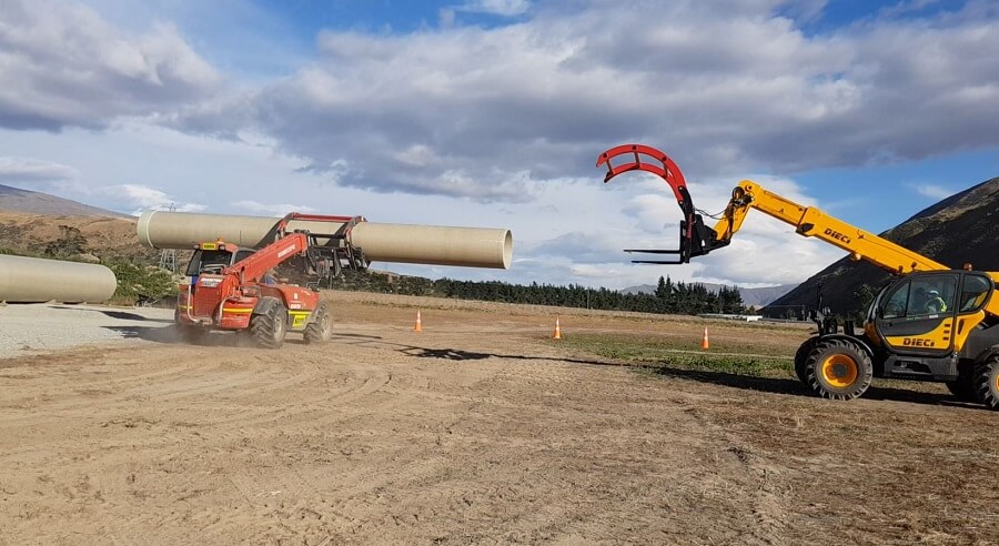 Rata Pipeforks on Kurow to Duntroon Irrigation scheme upgrade