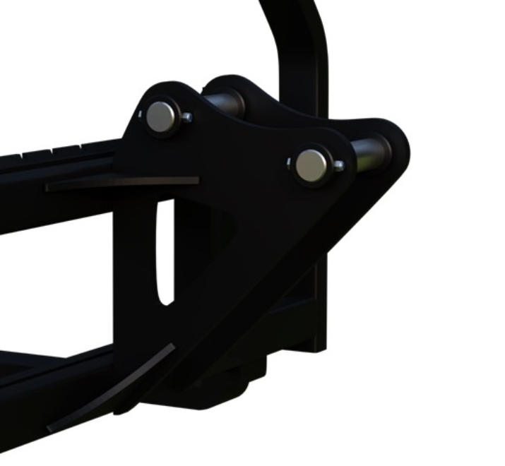 Rata Excavator Pallet Forks Hitch Mounting