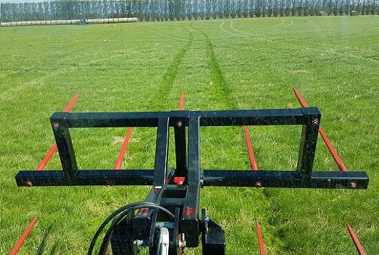 Great Rear vision on the Rata Hay Hauler