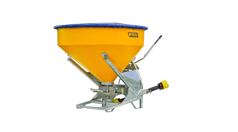 Vogal TPL750 bulk fertiliser spreader for tractor 3 point linkages